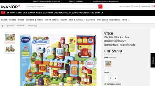 
                            8. VTech Bla-Bla-Blocks - Ma maison alphabet interactive, Französisch ...