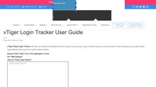
                            8. vTiger Login Tracker User Guide - VTiger Experts