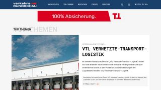 
                            11. VTL Vernetzte-Transport-Logistik | VerkehrsRundschau.de