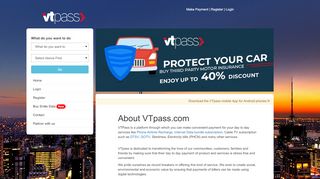 
                            2. VTpass.com - Easy payment for phone airtime, internet data ...