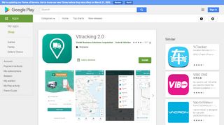 
                            6. Vtracking 2.0 - Ứng dụng trên Google Play