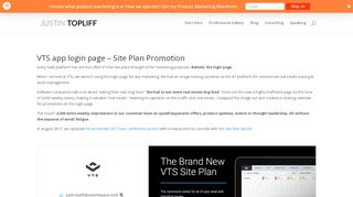 
                            2. VTS Login Page - Site Plan Promotion - Justin Topliff