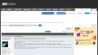 
                            6. Vtuner and all internet radio gone from 2017 receivers - AVS Forum ...