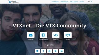 
                            8. VTXnet.ch: Die Community der VTX Telecom