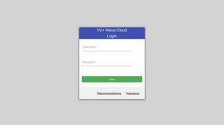 
                            8. VU+ Alexa Cloud Login