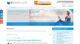 
                            8. VU en UvA zoeken alternatief Blackboard - e-Learning.nl