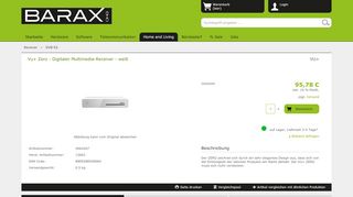
                            10. Vu+ Zero - Digitaler Multimedia-Receiver - weiß · BARAX OHG ...