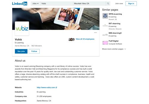 
                            7. Vubiz | LinkedIn