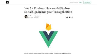 
                            7. Vue 2 + Firebase: How to add Firebase Social Sign In into your Vue ...