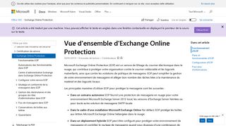 
                            11. Vue d'ensemble d'Exchange Online Protection | Microsoft Docs