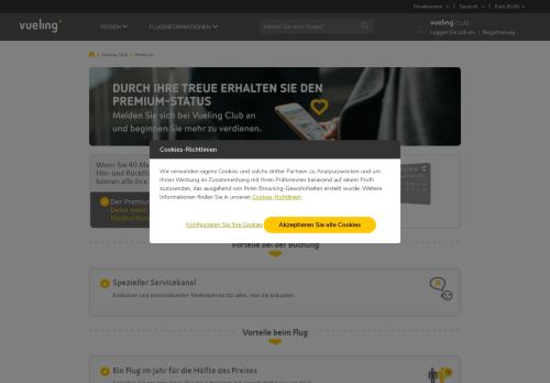 
                            7. Vueling Premium, Service für Vielflieger | vueling.com