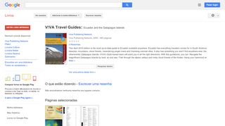 
                            13. V!VA Travel Guides: Ecuador and the Galapagos Islands