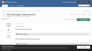 
                            13. VW Codierungen/ Anpassung STG - Diagnose für VAG-Fahrzeuge ...