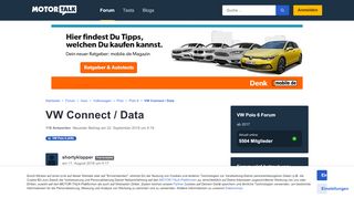 
                            7. VW Connect / Data Seite 3 : @martin1170 der DataPlug wird nur ...