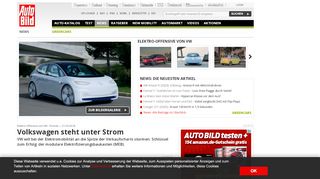 
                            11. VW: Elektro-Offensive mit dem MEB - autobild.de