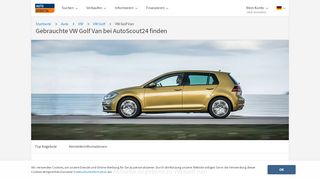 
                            8. VW Golf Van auf AutoScout24.de finden