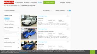 
                            7. VW Lupo Gebrauchtwagen kaufen | Automarkt bei kalaydo.de