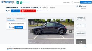 
                            9. VW New Beetle 1.2tsi nacional GPS jante 18 - Standvirtual
