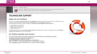 
                            1. VWA-DB :: Technischer Support