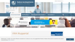 
                            9. VWA Wuppertal | Studieren-berufsbegleitend.de