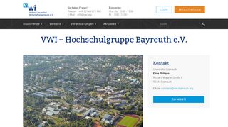 
                            5. VWI – Hochschulgruppe Bayreuth e.V. - VWI Verband Deutscher ...