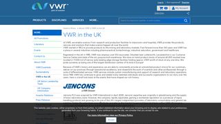 
                            3. VWR in the UK | VWR
