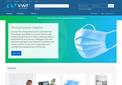 
                            2. VWR, Part of Avantor - Chemicals and laboratory scientific supplies