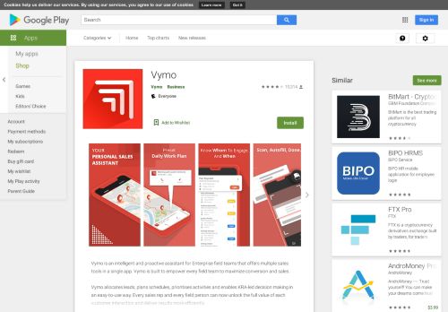 
                            4. Vymo - Apps on Google Play