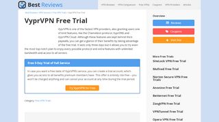 
                            11. VyprVPN Free Trial Account, Download - Best Reviews