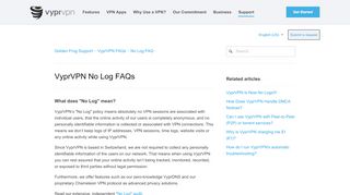 
                            10. VyprVPN No Log FAQs – Golden Frog Support