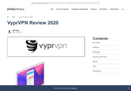 
                            8. VyprVPN Review 2019 - Pixel Privacy