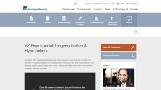 
                            13. VZ Finanzportal - Liegenschaften & Hypotheken | VZ ...