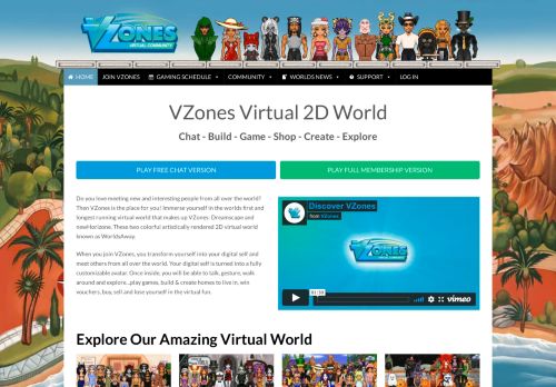 
                            1. VZones – Virtual World Community Since 1995