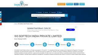 
                            9. W3 SOFTECH INDIA PRIVATE LIMITED - Company, directors and ...