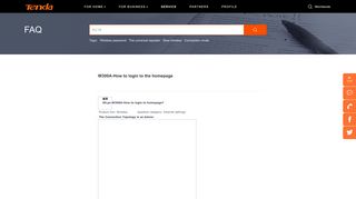 
                            3. W300A-How to login to the homepage-Tenda-All For Better NetWorking