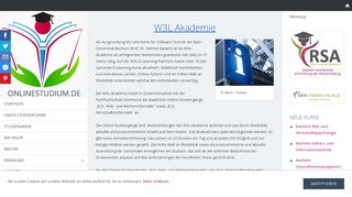 
                            2. W3L Akademie » Onlinestudium.de