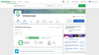 
                            5. W3Softech India Reviews | Glassdoor.co.in