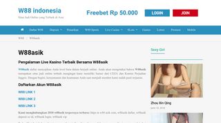 
                            6. W88asik - Login alternatif W88asik daftar indonesia di situs Terbaik Asia