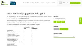 
                            4. Waar kan ik mijn gegevens wijzigen? - Parkmobile Nederland