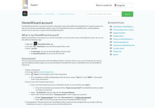 
                            6. Waar kan ik mijn HomeWizard account aanpassen op de HomeWizard ...