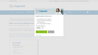 
                            7. Waar vind ik de webmail van Argeweb? | Argeweb