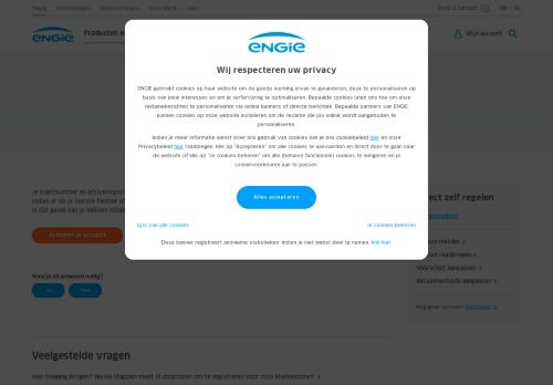 
                            9. Waar vind ik mijn activeringscode en ... - ENGIE Electrabel
