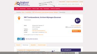 
                            10. Waarderingen over INR Trombosedienst, Arnhem-Nijmegen-Zevenaar ...