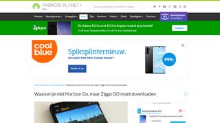 
                            9. Waarom je niet Horizon Go, maar Ziggo GO moet downloaden