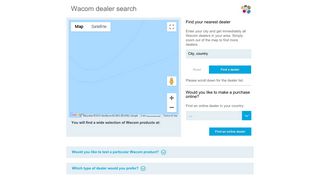 
                            5. Wacom dealer search