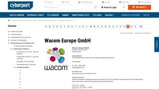 
                            10. Wacom Europe GmbH - Cyberport