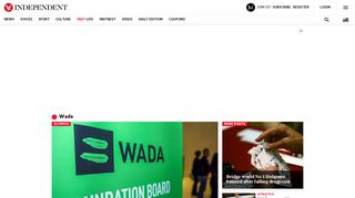 
                            10. Wada - latest news, breaking stories and comment - The Independent