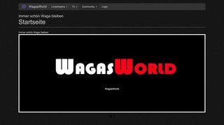 
                            4. WagasWorld: Startseite