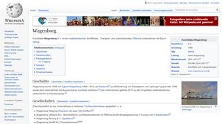 
                            6. Wagenborg – Wikipedia