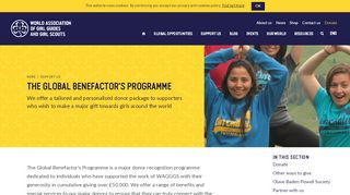 
                            1. WAGGGS Global Benefactor's Circle